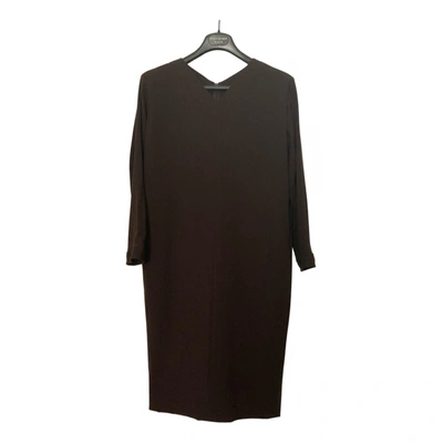 Pre-owned Saint Laurent Wool Dress In Brown