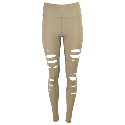 Pre-owned Alo Yoga Trousers In Beige