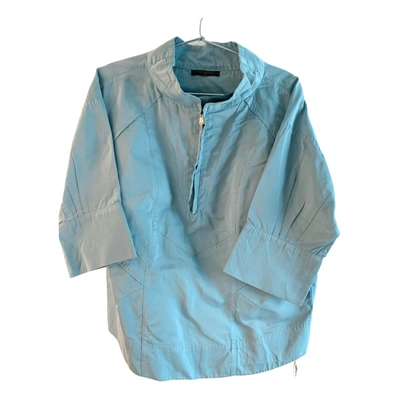 Pre-owned Louis Vuitton Blouse In Blue