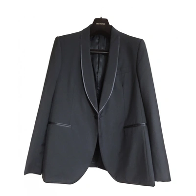 Pre-owned Louis Vuitton Wool Suit In Black