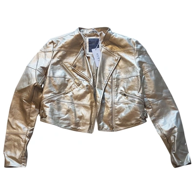 Pre-owned Guess Jacket In Gold