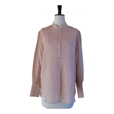Pre-owned Jill Stuart Linen Shirt In Pink
