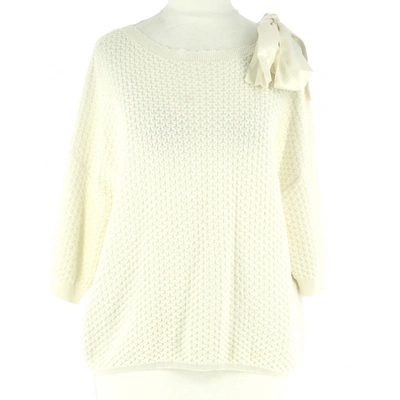 Pre-owned Claudie Pierlot Pull In Ecru