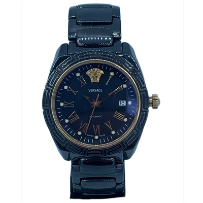 Pre-owned Versace Ceramic Watch In Black