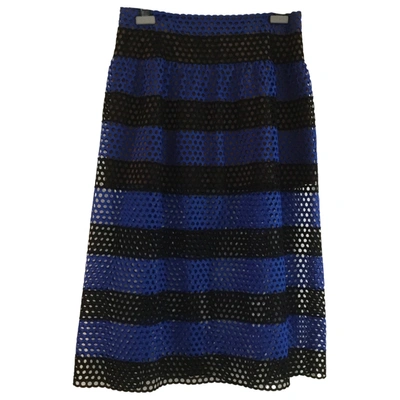 Pre-owned Carven Mid-length Skirt In Blue