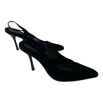 Pre-owned Donna Karan Heels In Black