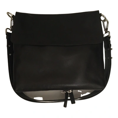 Pre-owned Costume National Leather Handbag In Black