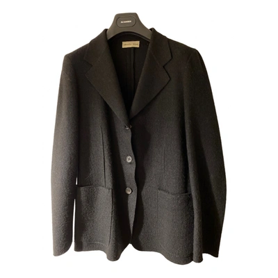 Pre-owned Alberto Biani Wool Jacket In Black