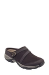 Easy Spirit Equinox Womens Leather Sip On Slipper Shoes In Dark Brown