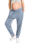 Nom Maternity 'jenna' Maternity Pants In Gray Hacci
