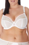 Elomi Matilda Full Figure Underwire Plunge Bra In White