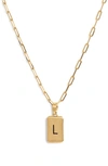 Dean Davidson Initial Pendant Necklace In Gold L