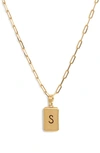 Dean Davidson Initial Pendant Necklace In Gold S