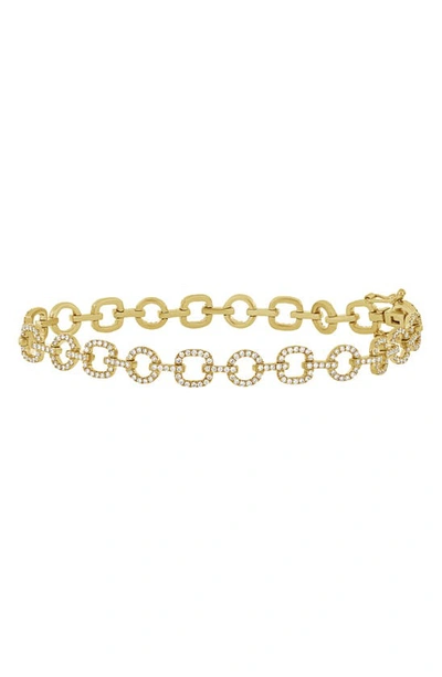 Bony Levy Varda Pavé Diamond Bracelet In 18k Yellow Gold