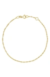 BONY LEVY BONY LEVY 14K GOLD TWISTED CHAIN BRACELET,FFB02023Y