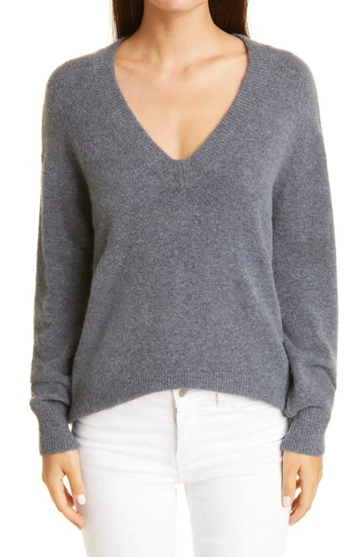 Rails Malise V-neck Sweater In Charcoal