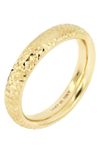 Bony Levy 14k Yellow Gold Textured Band Ring In 14kyg