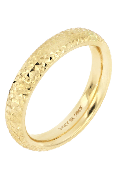 Bony Levy 14k Yellow Gold Textured Band Ring In 14kyg