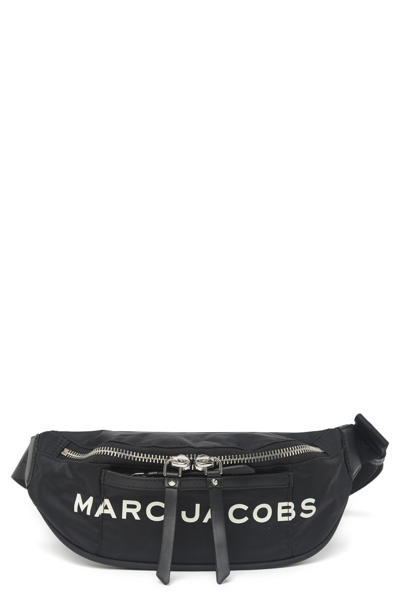 Marc Jacobs Woven Belt Bag In New Black