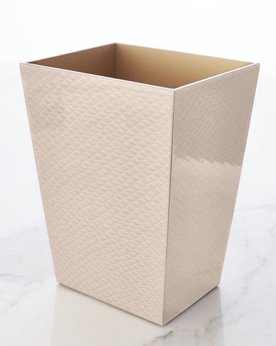 Mike & Ally Pacific Wastebasket In Sea Shell