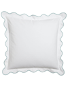 Matouk European Lanai Pique Sham In Silver