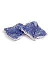 Anna New York Kivita 2-piece Sodalite & Pure Silver Coaster Set