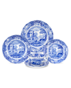 SPODE BLUE ITALIAN 5-PIECE PLACE SETTING,PROD216120197