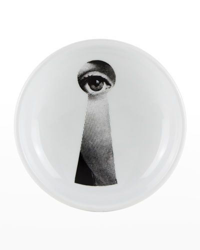 Fornasetti Tema E Variazioni N14 Keyhole Round Ashtray