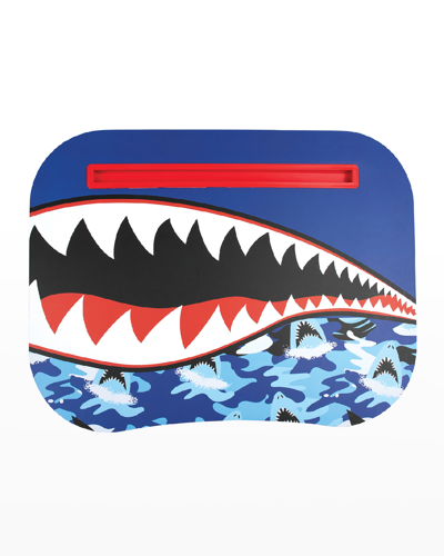 Iscream Kid's Shark-print Lap Desk