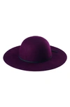 San Diego Hat Felted Wool Floppy Hat In Merlot