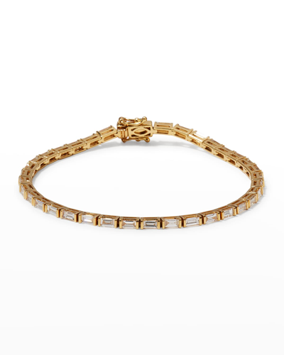 Anita Ko 18k Yellow Gold Baguette Diamond Bunny Bracelet