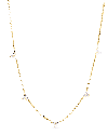 Roberto Coin 18k Yellow Gold Diamonds Love By The Inch Diamond Mini Cluster Station Necklace, 17 In Yg