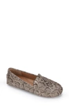Gentle Souls By Kenneth Cole Mina Driving Loafer In Antique Gold Embossed Leather