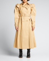GABRIELA HEARST BENEDICT BELTED COTTON TRENCH COAT,PROD168010057