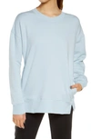 Zella Amazing Crewneck Sweatshirt In Blue Celestial