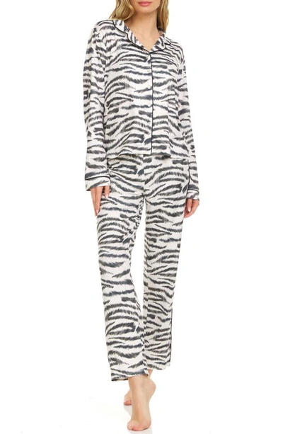 Flora Nikrooz Karsen Print Pajamas In Ivory