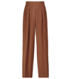 THE ROW IGOR HIGH-RISE WIDE-LEG SILK-BLEND trousers,P00630445
