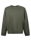 Ambush Logo-print Sleeve Sweatshirt In Thyme Black