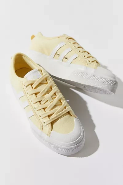 Adidas Originals Originals Nizza Platform Sneaker In Yellow