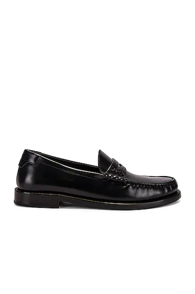 Saint Laurent Le Loafers In Nero