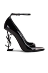 SAINT LAURENT TOWER OPYUM ANKLE STRAP HEELS,SLAU-WZ853