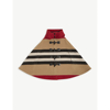 BURBERRY ICON STRIPE WOOL HOODED CAPE 4-12 YEARS