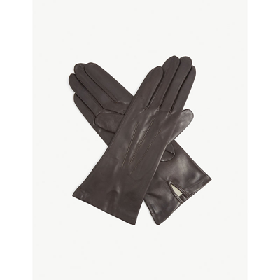 Dents Felicity Leather Gloves In Mocca