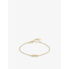 La Maison Couture Womens With Love Darling #12 Infinity 14ct Yellow Gold-plated Vermeil Sterling-silver Bracelet In Gold