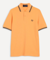 Fred Perry M12 Twin-tipped Shirt In Salmon Carbon Blue