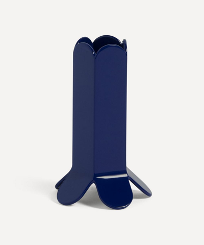 Hay Small Arcs Candleholder In Dark Blue