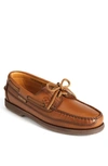 Mephisto Men's Hurrikan Boat Shoes In Hazelnut In Rust