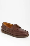 Mephisto 'hurrikan' Boat Shoe In Brown Leather