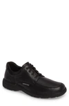 Mephisto Douk Hydroprotect Waterproof Moc Toe Derby In Black Calfskin