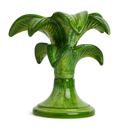 Les-ottomans Small Palm Tree Candlestick (20cm) In Multi
